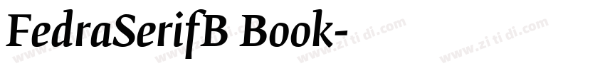 FedraSerifB Book字体转换